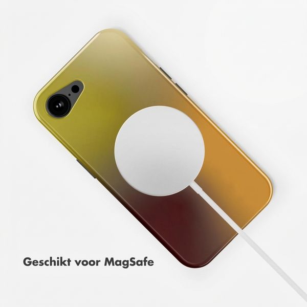 Selencia Vivid Backcover met MagSafe Apple iPhone 17e / 16e - Gradient Olive Dust