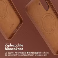 Accezz MagSafe Leather Backcover Samsung Galaxy A36 / A56 - Coffee Brown