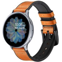 imoshion Echt lederen bandje Galaxy Watch 40/42mm / Active 2 42/44mm / Watch 3 41mm - Bruin
