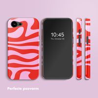 Selencia Vivid Backcover met MagSafe Apple iPhone 16e - Dream Swirl Pink