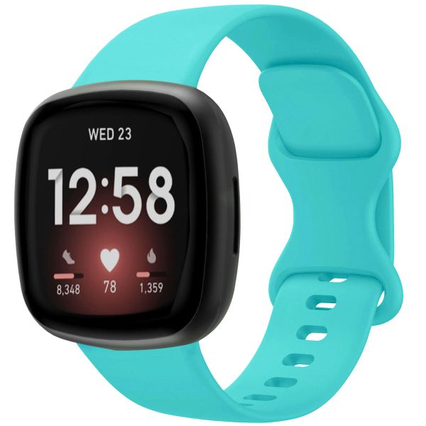 imoshion Siliconen bandje Fitbit Versa 4 / 3 / Sense (2) - Turquoise