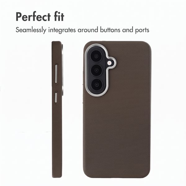 Accezz Mesh Back Cover with MagSafe Samsung Galaxy S26 - Brown