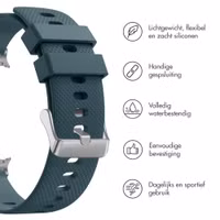 imoshion Flexibel Siliconen bandje voor de Samsung Galaxy Watch 8 (Classic) - 40 / 44 / 46mm - Groen