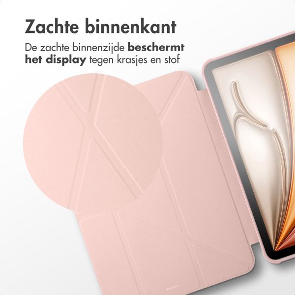 imoshion Origami Bookcase iPad Pro 11 (2018 - 2022) / Air 5 (2022) / Air 4 (2020) - Roze