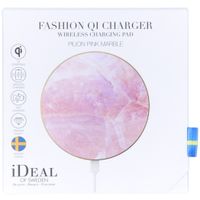 iDeal of Sweden Qi Charger Universal - Pilion Pink Marble