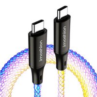 imoshion Lichtgevende Snellaadkabel RGB - USB-C naar USB-C kabel - 2 meter