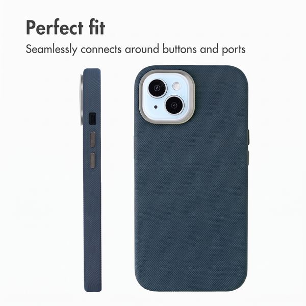 Accezz Mesh Back Cover with MagSafe Apple iPhone 15 - Dark Blue