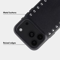 Selencia Studs Case with MagSafe Apple iPhone 18 Pro / 17 Pro - Velvet Black