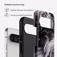 Selencia Vivid Backcover Google Pixel 10 / 10 Pro - Chic Marble Black