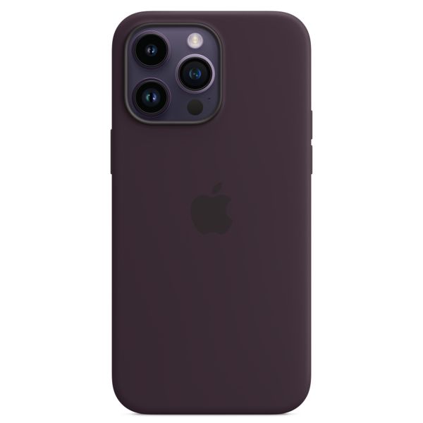 Apple Silicone Back Cover with MagSafe Apple iPhone 14 Pro Max - Elderberry