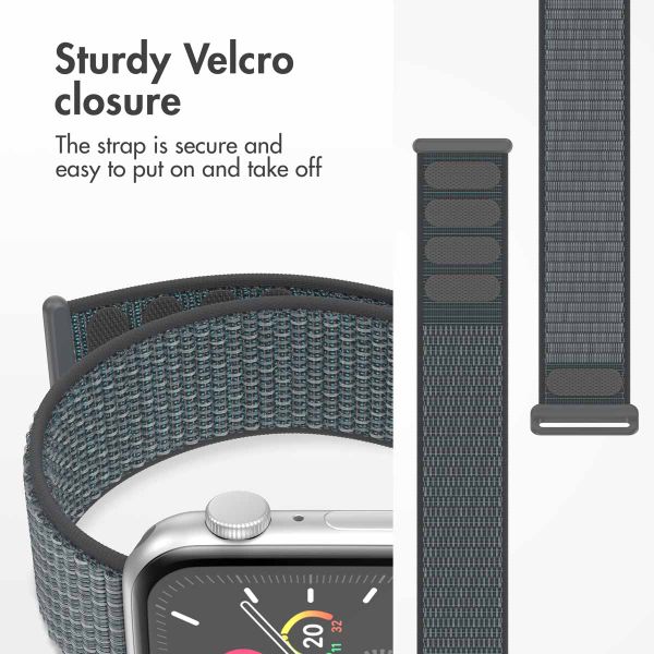imoshion Nylon Strap Apple Watch | 38/40/41/42 mm - Ash Green