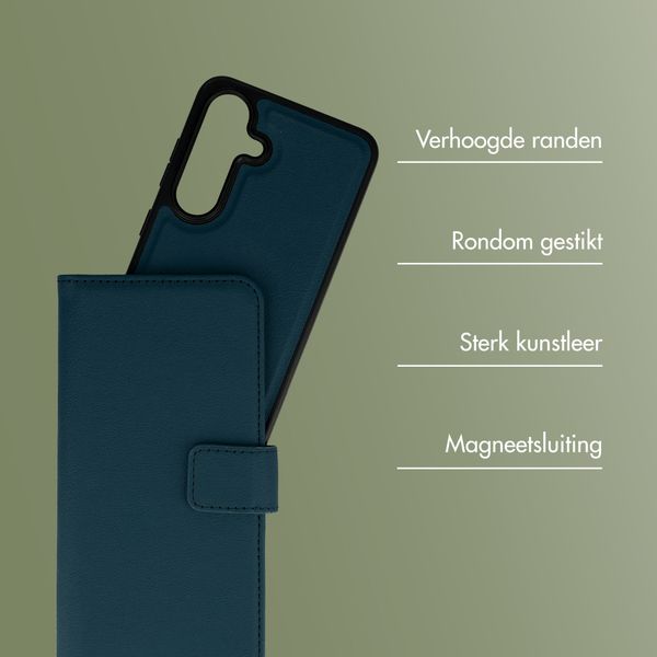 imoshion Uitneembare 2-in-1 Luxe Bookcase Samsung Galaxy S24 FE - Blauw