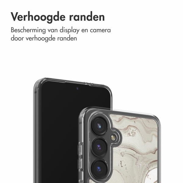 imoshion Design hoesje Samsung Galaxy S24 FE - Sandy Marble