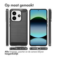 imoshion Brushed Backcover Xiaomi Redmi Note 14 (4G) - Zwart