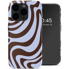 Selencia Vivid Backcover met MagSafe Apple iPhone 15 Pro - Dream Swirl Chocolate
