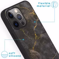 imoshion Design hoesje Apple iPhone 13 Pro - Black Marble