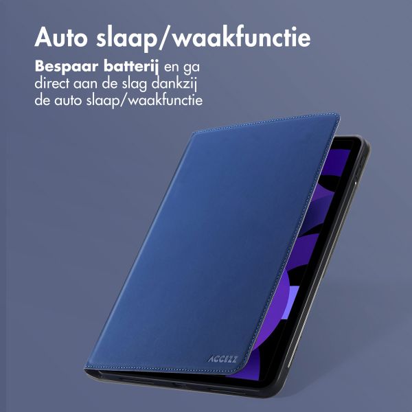 Accezz Classic Tablet Case Apple iPad Mini 7 (2024) / iPad Mini 6 (2021) - Donkerblauw