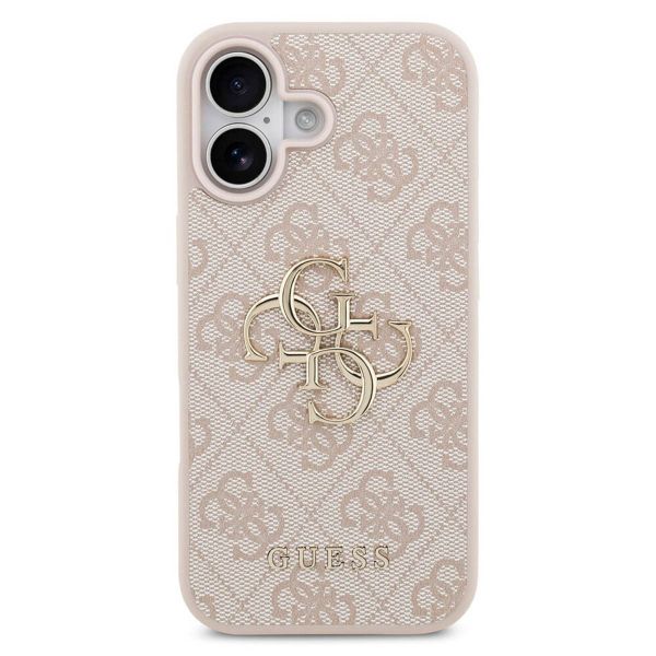 Guess 4G Metal Logo Backcover Apple iPhone 17 - Roze
