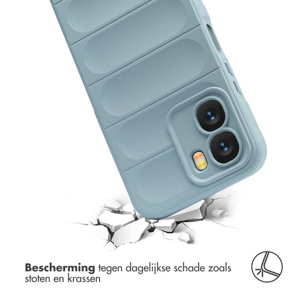 imoshion EasyGrip Backcover Oppo A6x (4G/5G) - Lichtblauw