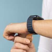 imoshion Vegan lederen bandje Apple Watch Series 1-9 / SE-38/40/41 mm