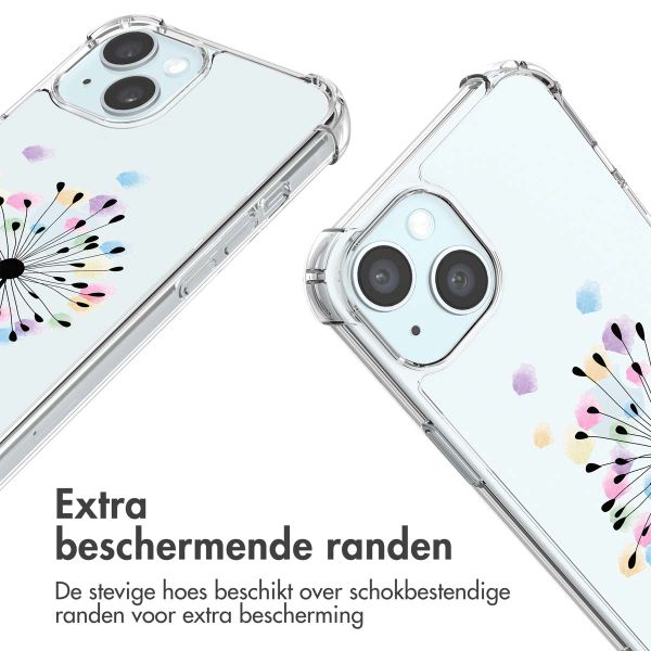 imoshion Design hoesje met koord Apple iPhone 15 - Sandstone Dandelion