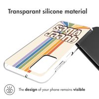 imoshion Design hoesje Samsung Galaxy A13 (5G) / A04s - Rainbow Queer vibes