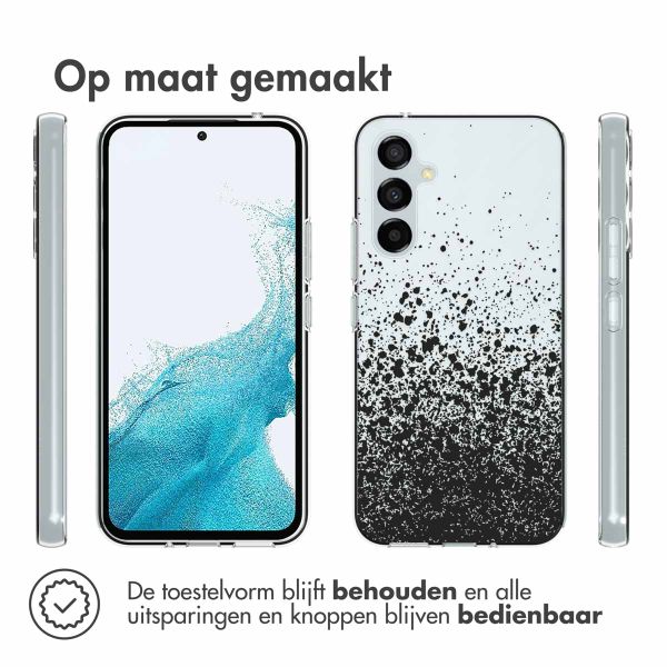 imoshion Design hoesje Samsung Galaxy A54 (5G) - Spetters - Zwart