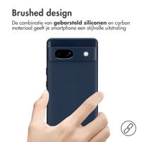 imoshion Brushed Backcover Google Pixel 7a - Donkerblauw