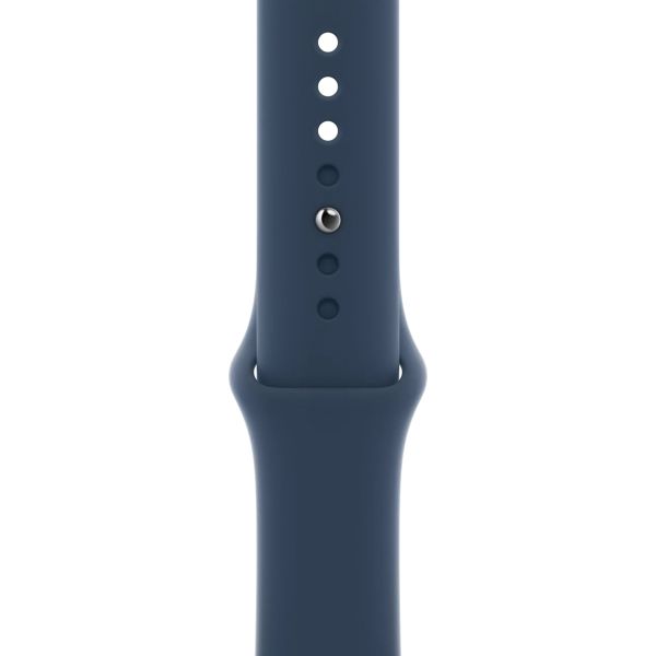 Apple Sport Band Apple Watch Series 1 t/m 10 / SE / Ultra (2) (44/45/46/49 mm) - Abyss Blue