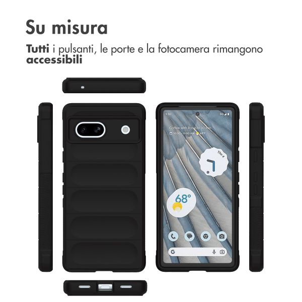 imoshion EasyGrip Backcover Google Pixel 7a - Zwart