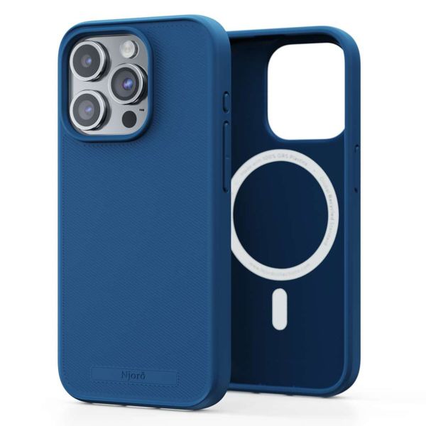 Njorð Collections Slim Case MagSafe iPhone 15 Pro - Blue