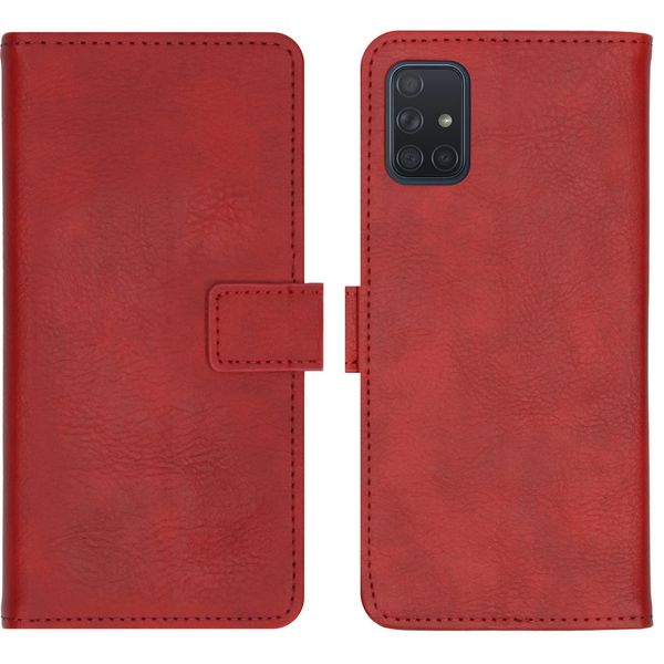 imoshion Luxe Bookcase Samsung Galaxy A71 - Rood