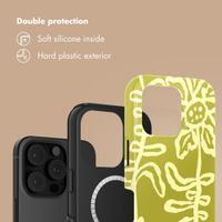 Selencia Vivid Back Cover with MagSafe Apple iPhone 16 Pro - Chalky Bloom