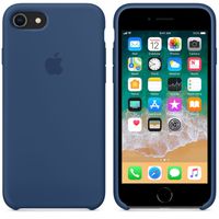Apple Silicone Backcover Apple iPhone SE (2022 / 2020) / 8 / 7 - Blue Cobalt