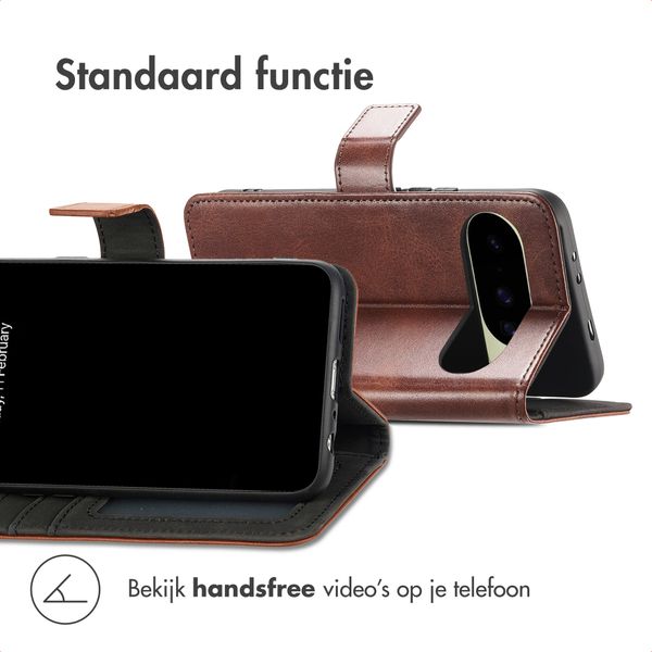 imoshion Luxe Bookcase Google Pixel 10 / 10 Pro - Donkerbruin