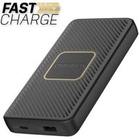 OtterBox Powerbank USB-C - 10.000 mAh - Draadloos opladen - Power Delivery - Zwart