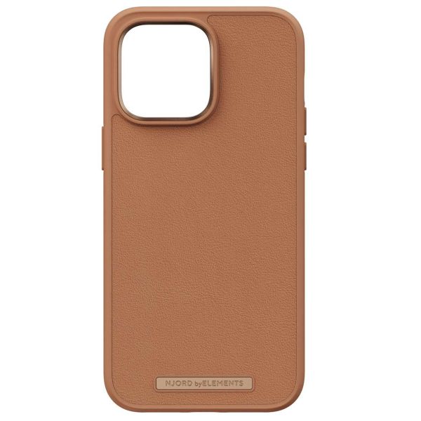 Njorð Collections Genuine Leather Case iPhone 14 Pro Max - Cognac