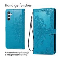 imoshion Mandala Bookcase Samsung Galaxy A54 (5G) - Turquoise