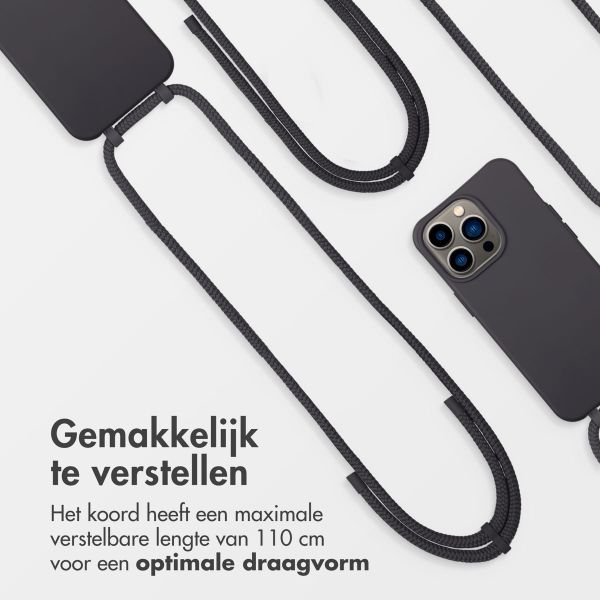 imoshion Color Backcover met afneembaar koord MagSafe Apple iPhone 13 Pro - Black Coffee