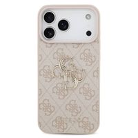 Guess 4G Metal Logo Backcover Apple iPhone 17 Pro - Roze