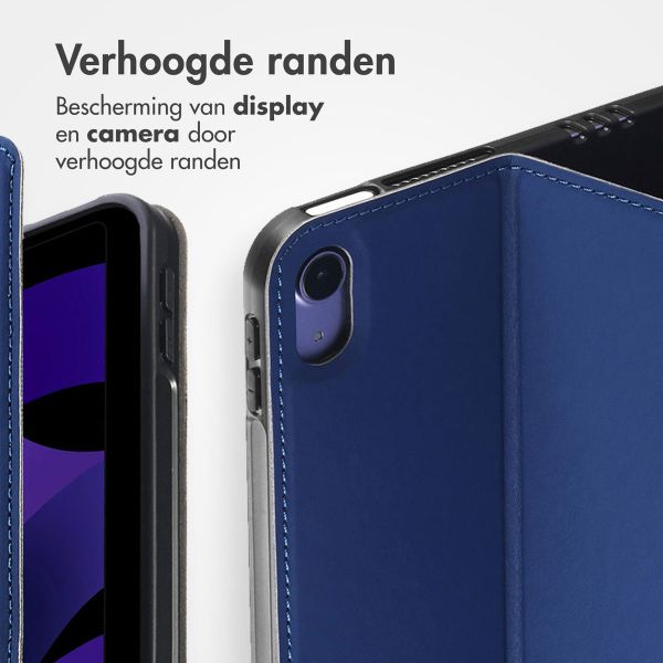 Accezz Classic Tablet Case Apple iPad Mini 7 (2024) / iPad Mini 6 (2021) - Donkerblauw