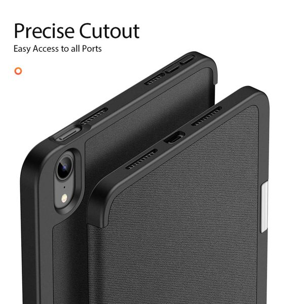 Dux Ducis Domo Bookcase Apple iPad Mini 7 (2024) / iPad Mini 6 (2021) - Zwart