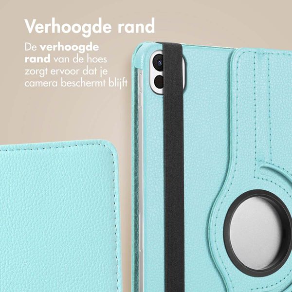 imoshion 360° draaibare Bookcase Apple iPad Air 11 inch (2026) M4 / (2025) M3 / (2024) M2 / Air 5 (2022) / Air 4 (2020) / Pro 11 (2018/2020) - Lichtblauw