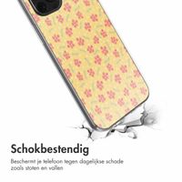 imoshion  Design hoesje iPhone 12 (Pro) - Sunny Yellow Petite Flowers