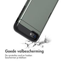 imoshion Backcover met pasjeshouder Apple iPhone SE (2022 / 2020) / 8 / 7 - Donkergroen