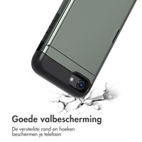 imoshion Backcover met pasjeshouder iPhone SE (2022 / 2020) / 8 / 7 - Donkergroen