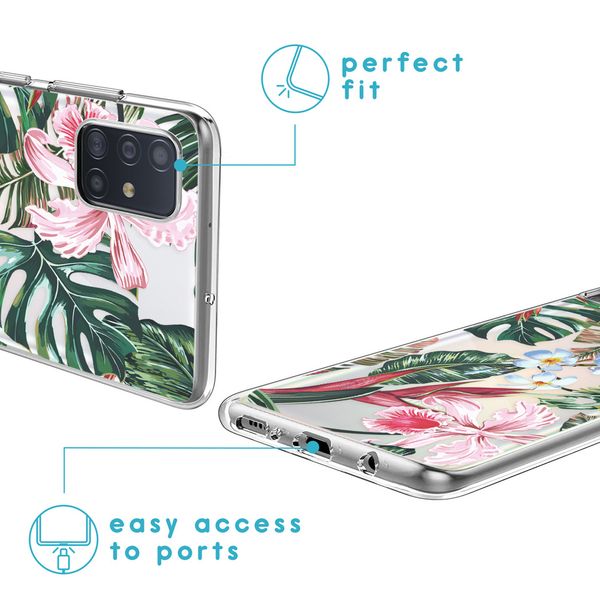 imoshion Design hoesje Samsung Galaxy A51 - Tropical Jungle