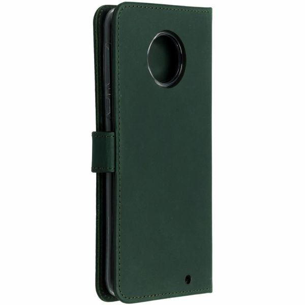 Selencia Echt Lederen Bookcase Motorola Moto G6 Plus