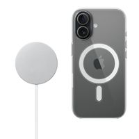 Apple Transparante Hoes voor de Apple iPhone 17 Pro + Apple MagSafe Draadloze Oplader 25W - 1 meter