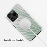 Selencia Vivid Backcover met MagSafe Apple iPhone 15 Pro - Nature Grayed Jade